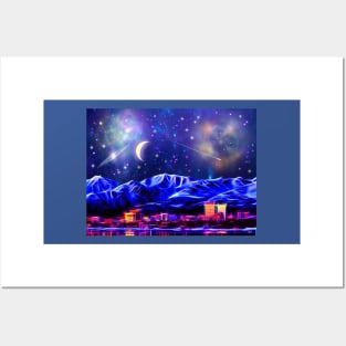 Starry Night Anchorage Posters and Art